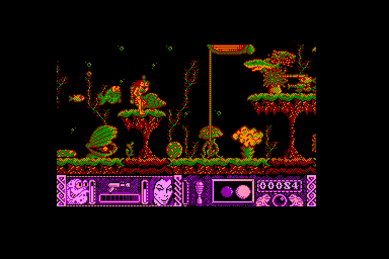 screenshot of the Amstrad CPC game Sol Negro by GameBase CPC