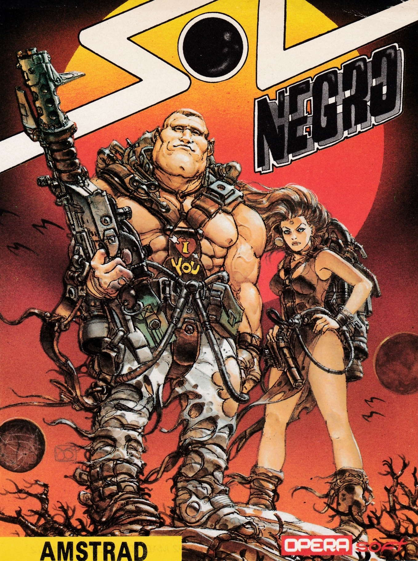 cover of the Amstrad CPC game Sol Negro  by GameBase CPC