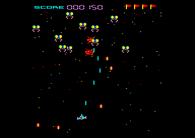 screenshot of the Amstrad CPC game Solar Coaster by GameBase CPC