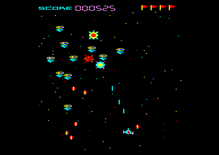 screenshot of the Amstrad CPC game Solar Coaster by GameBase CPC