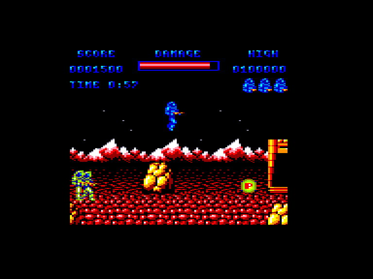 screenshot of the Amstrad CPC game Soldier of Light by GameBase CPC