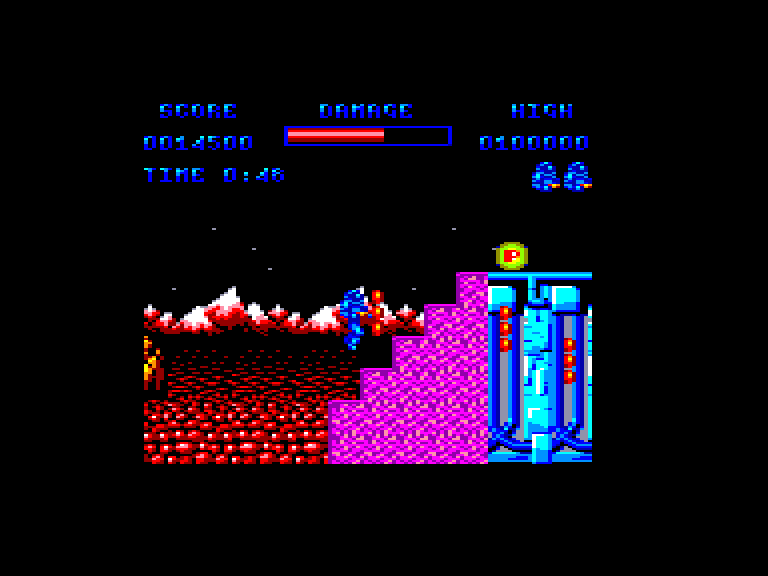 screenshot of the Amstrad CPC game Soldier of Light by GameBase CPC