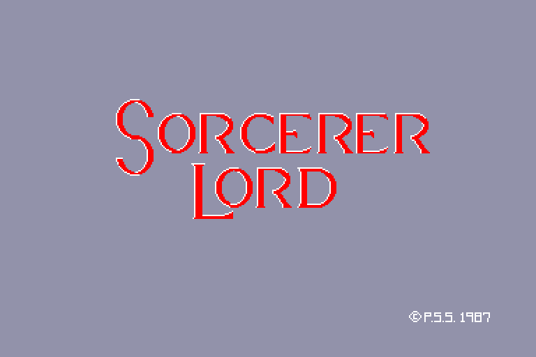 screenshot of the Amstrad CPC game Sorcerer Lord by GameBase CPC