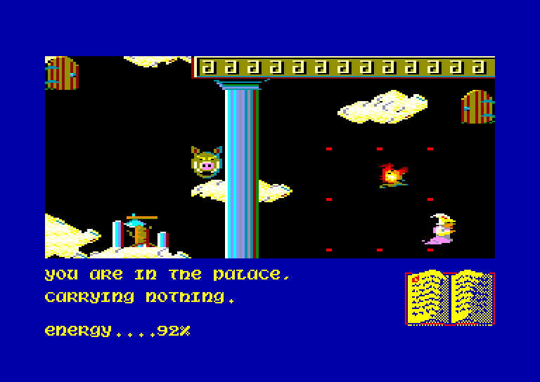 screenshot of the Amstrad CPC game Sorcery by GameBase CPC