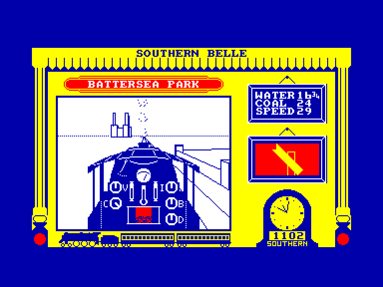 screenshot of the Amstrad CPC game Southern belle by GameBase CPC