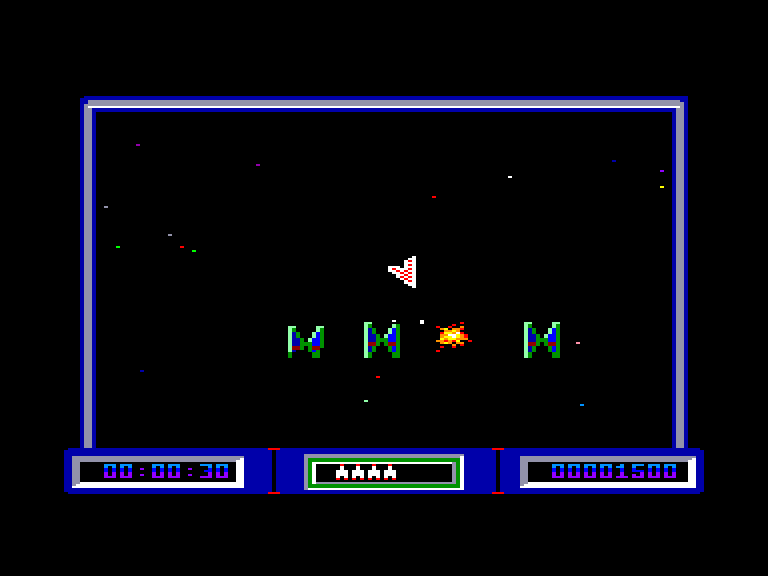 screenshot of the Amstrad CPC game Space ace by GameBase CPC