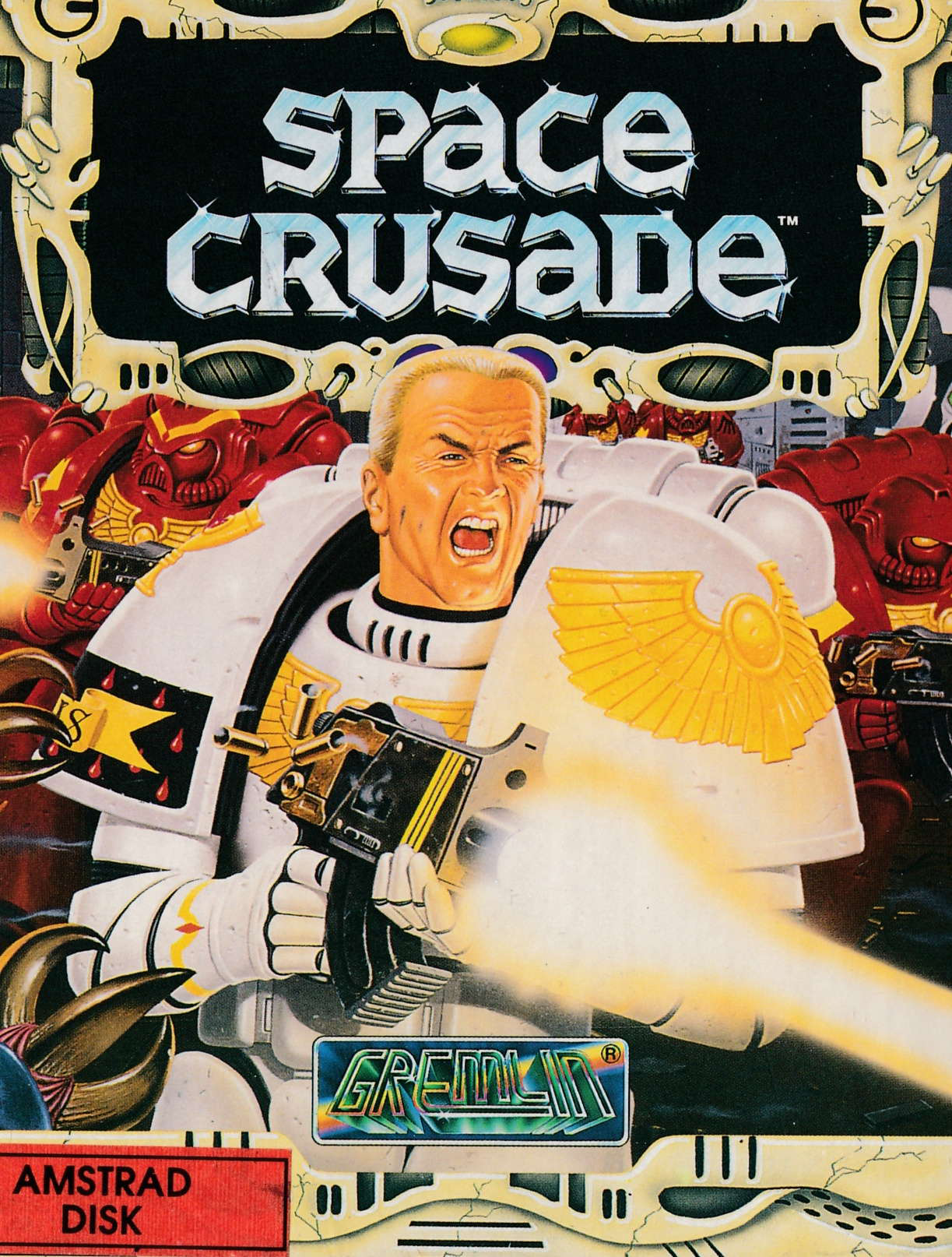 screenshot of the Amstrad CPC game Space crusade by GameBase CPC