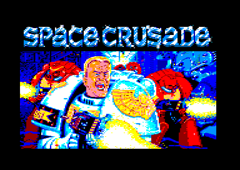 screenshot of the Amstrad CPC game Space crusade by GameBase CPC