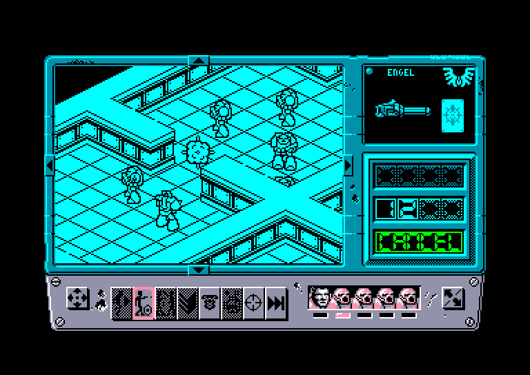 screenshot of the Amstrad CPC game Space crusade by GameBase CPC