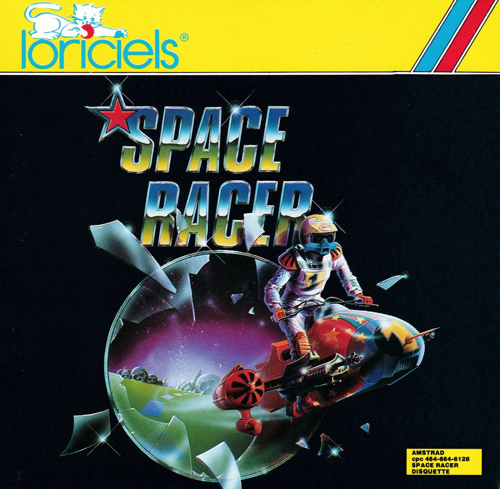 cover of the Amstrad CPC game Space Racer  by GameBase CPC