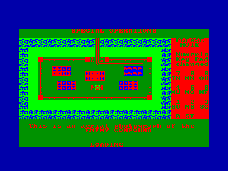 screenshot of the Amstrad CPC game Special operations by GameBase CPC