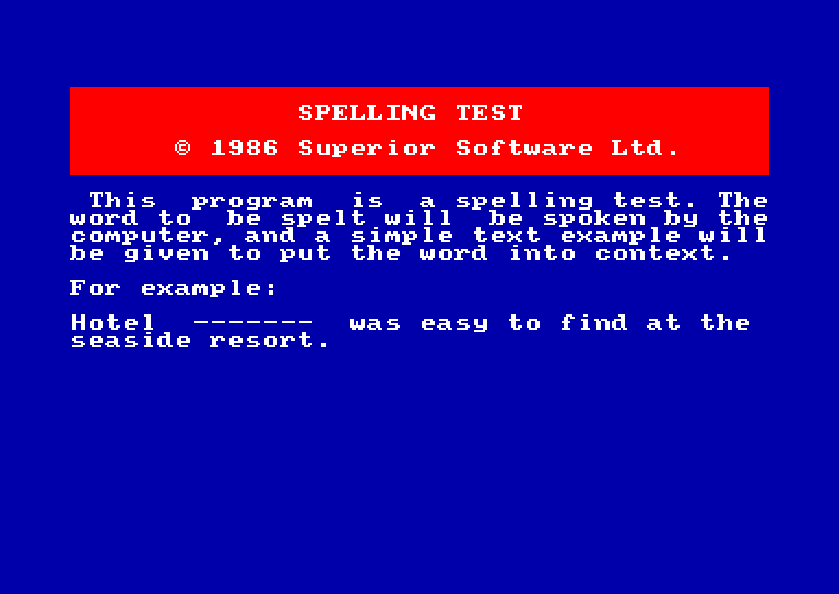 screenshot of the Amstrad CPC game Speech ! by GameBase CPC