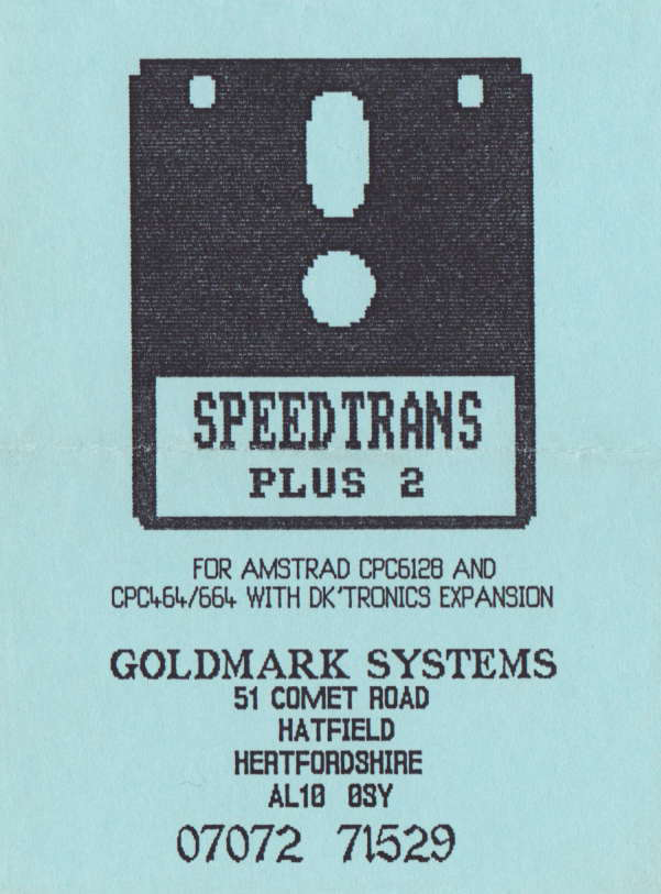 cover of the Amstrad CPC game Speedtrans Plus 2  by GameBase CPC