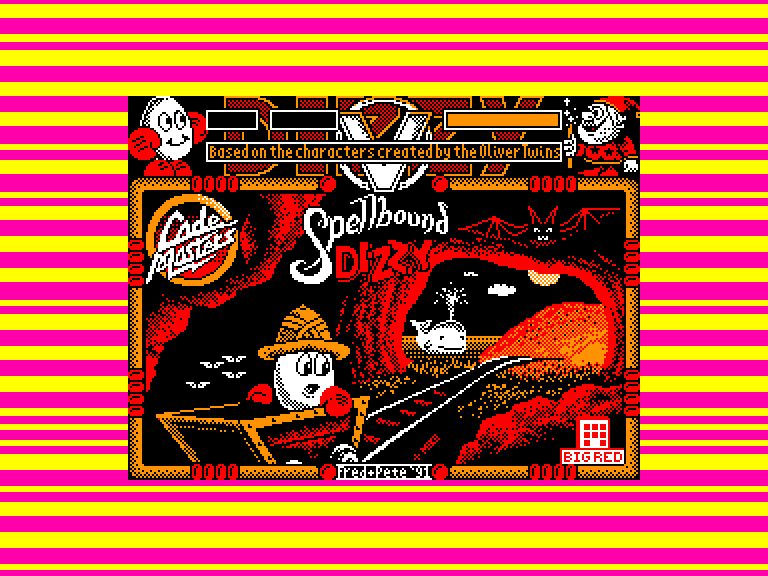screenshot of the Amstrad CPC game Dizzy 9: Spellbound Dizzy by GameBase CPC