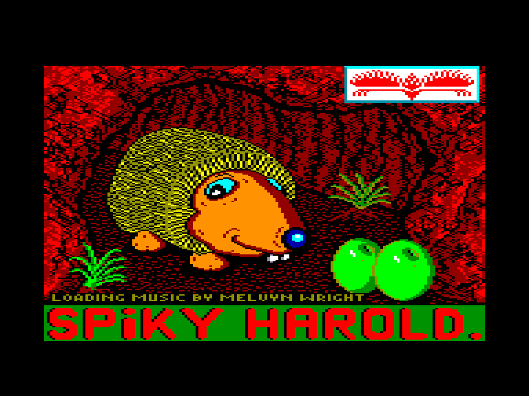 screenshot of the Amstrad CPC game Spiky Harold by GameBase CPC