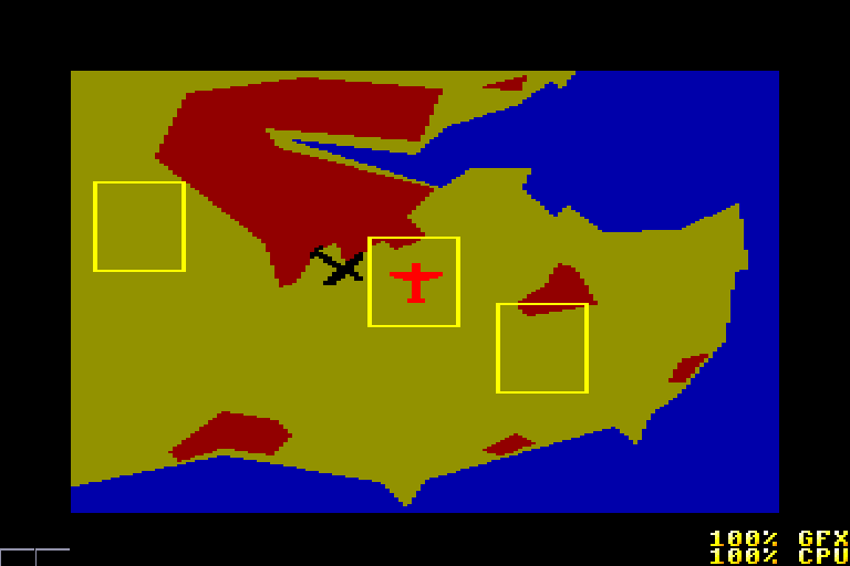 screenshot of the Amstrad CPC game Spitfire 40 by GameBase CPC