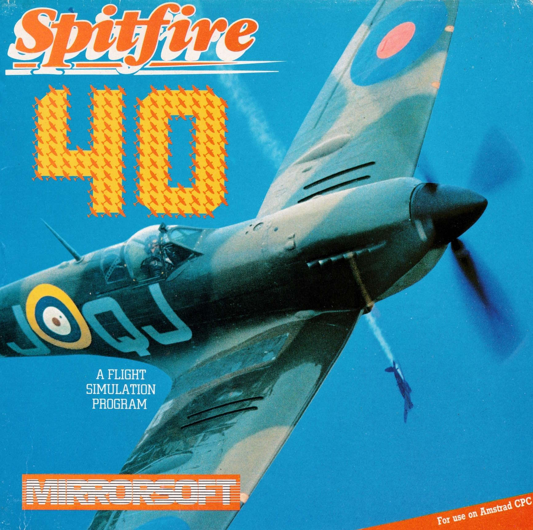 cover of the Amstrad CPC game Spitfire 40  by GameBase CPC