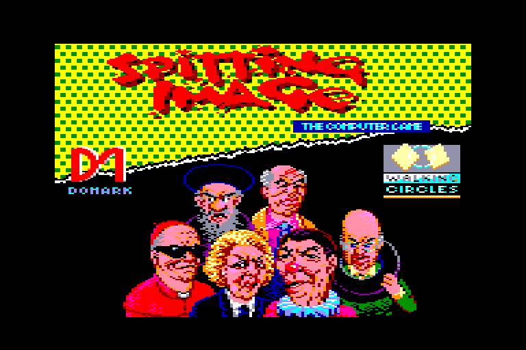 screenshot of the Amstrad CPC game Spitting Image by GameBase CPC