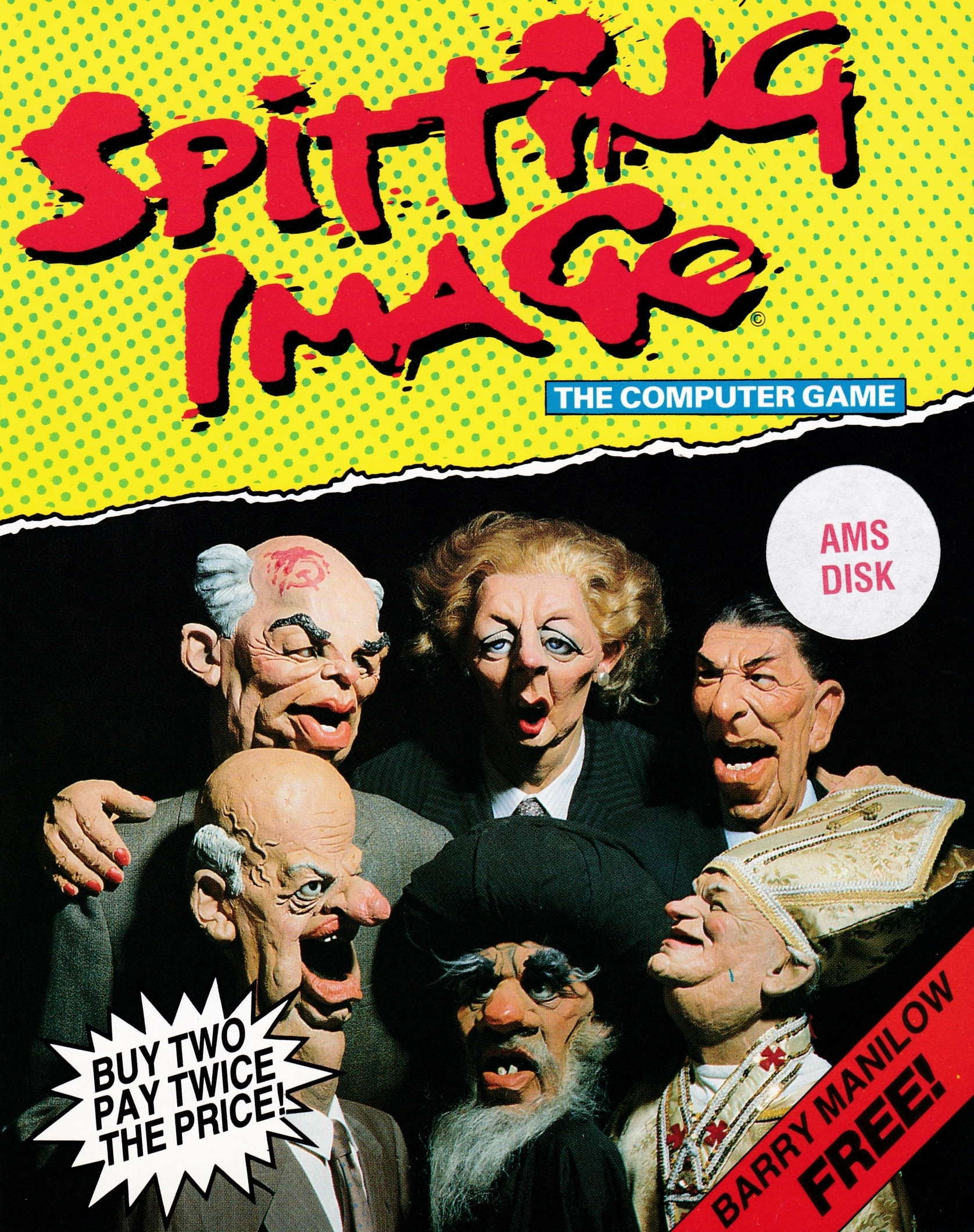 cover of the Amstrad CPC game Spitting Image  by GameBase CPC