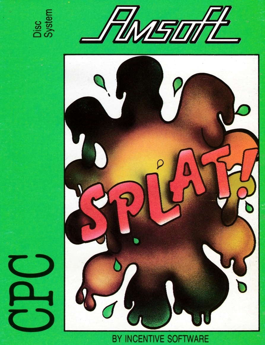 cover of the Amstrad CPC game Splat!  by GameBase CPC