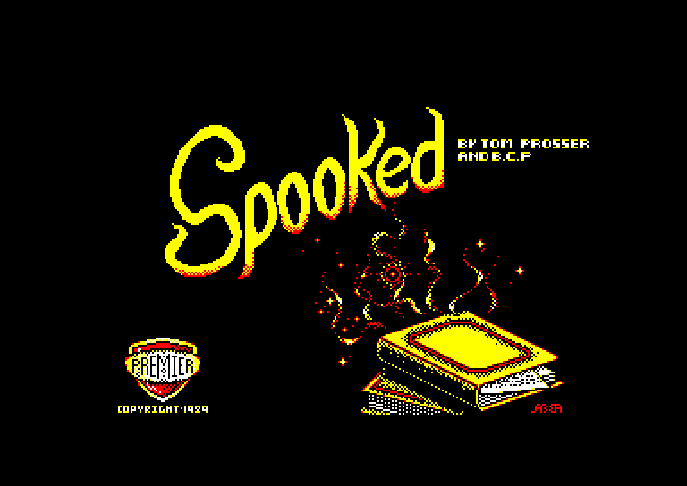 screenshot of the Amstrad CPC game Spooked by GameBase CPC