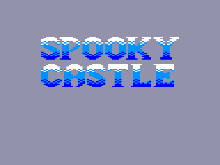 screenshot of the Amstrad CPC game Spooky Castle by GameBase CPC