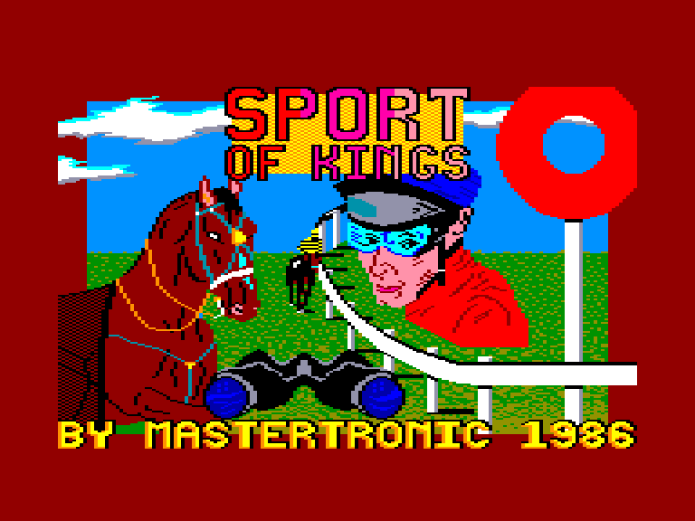 screenshot of the Amstrad CPC game Sport of kings by GameBase CPC