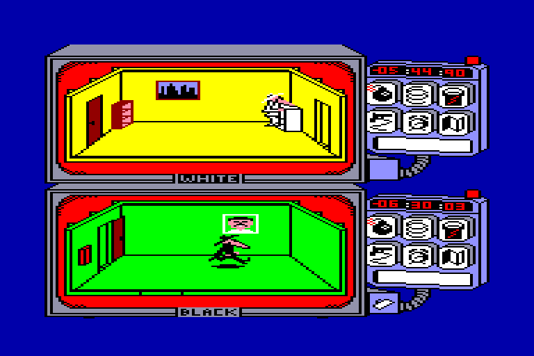 screenshot of the Amstrad CPC game Spy Vs Spy by GameBase CPC