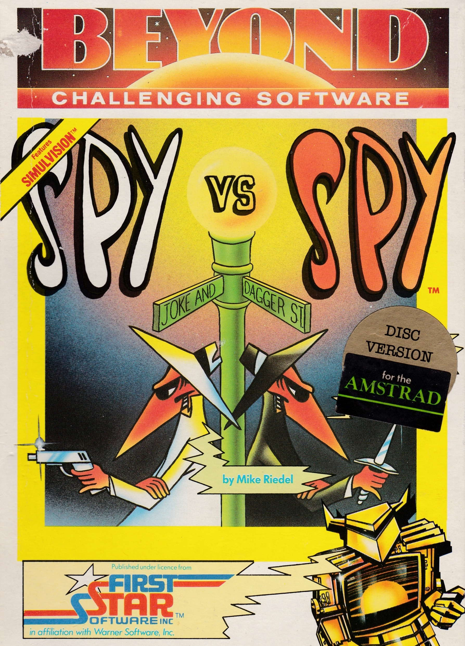 cover of the Amstrad CPC game Spy Vs Spy  by GameBase CPC