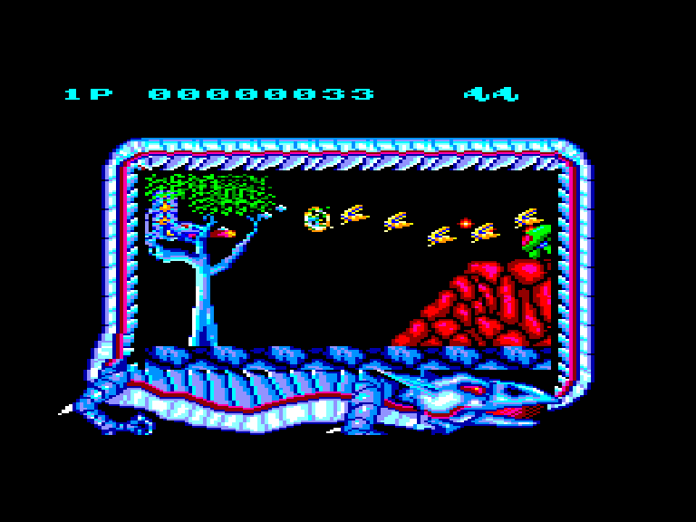 screenshot of the Amstrad CPC game St Dragon by GameBase CPC