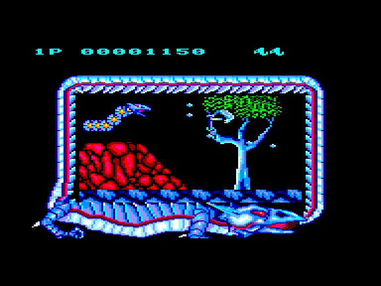 screenshot of the Amstrad CPC game St Dragon by GameBase CPC