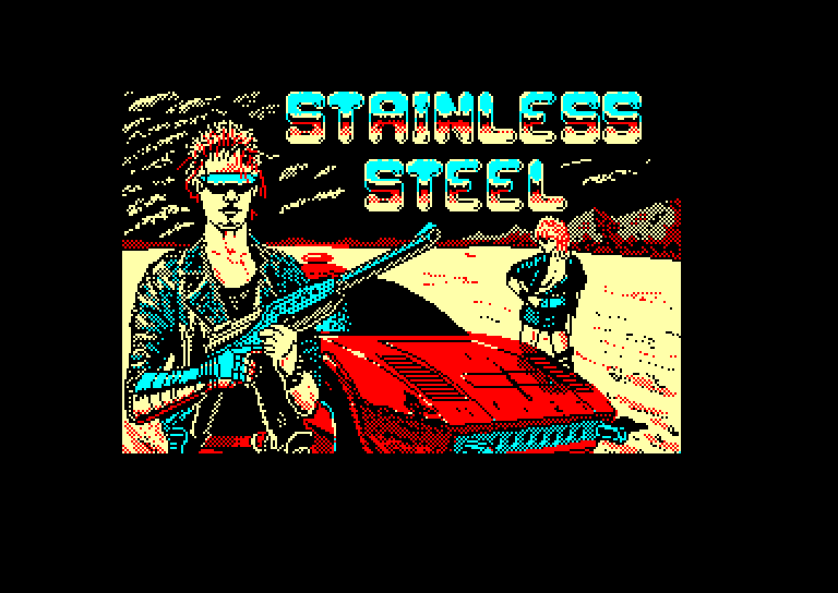 screenshot of the Amstrad CPC game Stainless steel by GameBase CPC