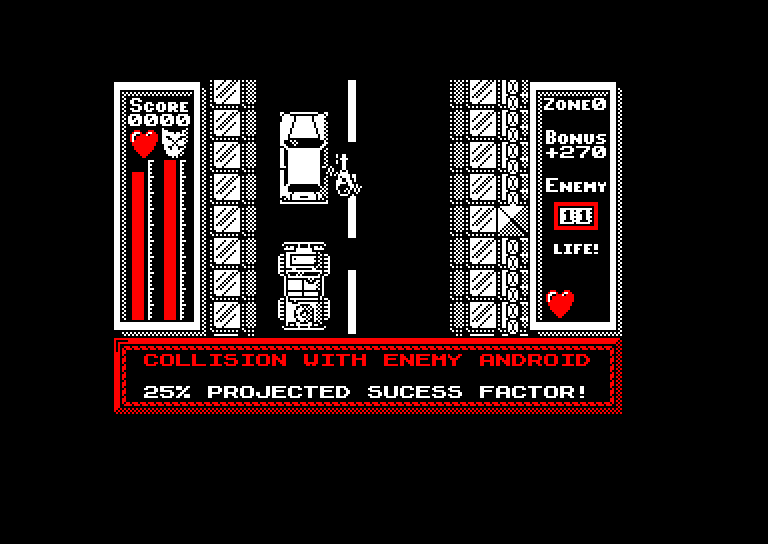 screenshot of the Amstrad CPC game Stainless steel by GameBase CPC