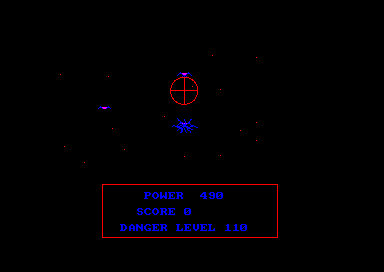 screenshot of the Amstrad CPC game Star commando by GameBase CPC