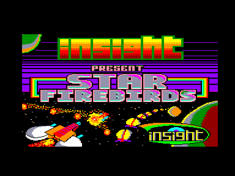 screenshot of the Amstrad CPC game Star firebirds by GameBase CPC