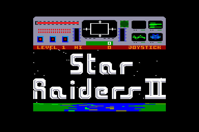 screenshot of the Amstrad CPC game Star raiders II by GameBase CPC