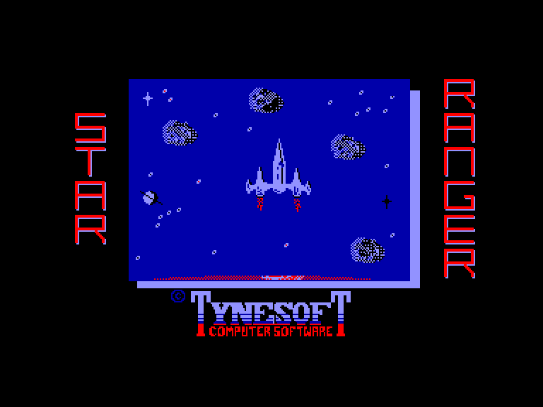 screenshot of the Amstrad CPC game Star ranger by GameBase CPC