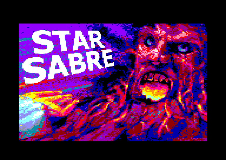 screenshot of the Amstrad CPC game Star Sabre by GameBase CPC