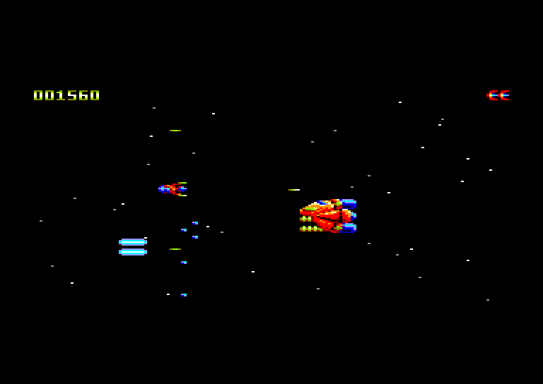 screenshot of the Amstrad CPC game Star Sabre by GameBase CPC