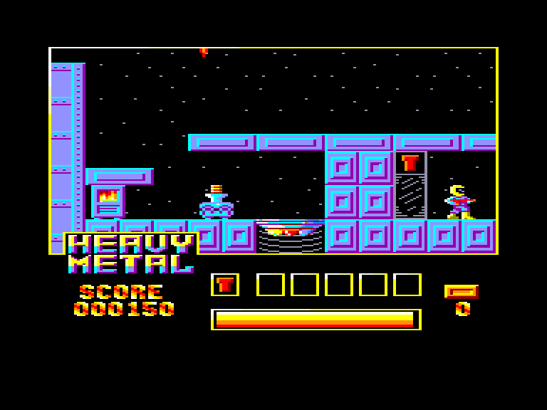 screenshot of the Amstrad CPC game Star trooper by GameBase CPC