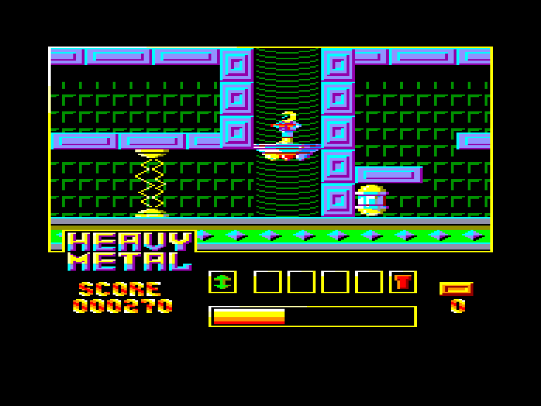 screenshot of the Amstrad CPC game Star trooper by GameBase CPC
