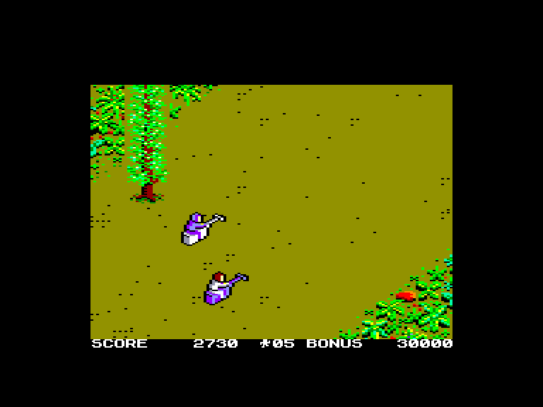 screenshot of the Amstrad CPC game Star Wars Trilogy by GameBase CPC