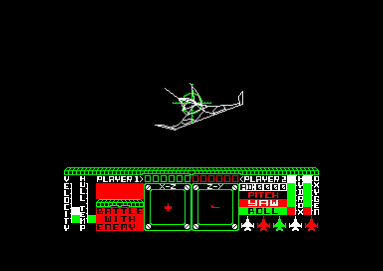 screenshot of the Amstrad CPC game Starion by GameBase CPC