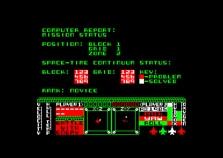 screenshot of the Amstrad CPC game Starion by GameBase CPC