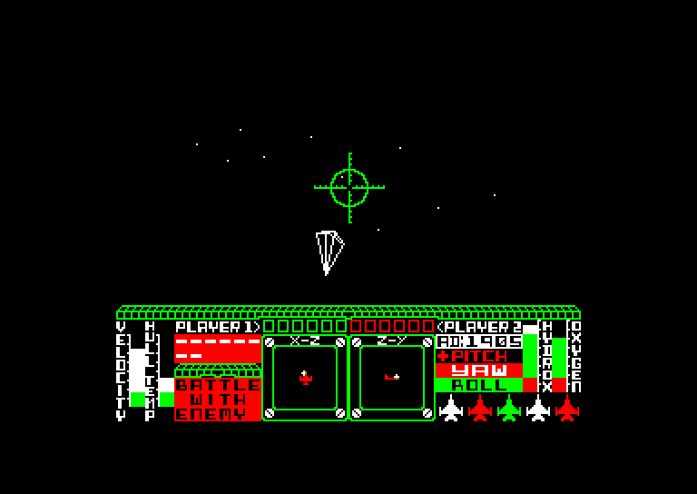 screenshot of the Amstrad CPC game Starion by GameBase CPC