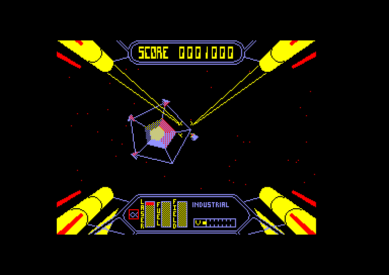 screenshot of the Amstrad CPC game Starstrike II by GameBase CPC