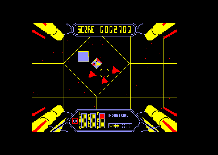 screenshot of the Amstrad CPC game Starstrike II by GameBase CPC