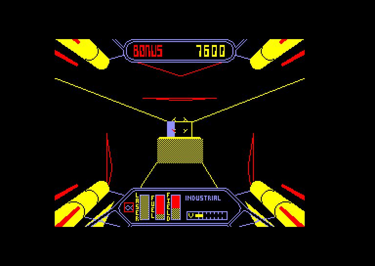 screenshot of the Amstrad CPC game Starstrike II by GameBase CPC