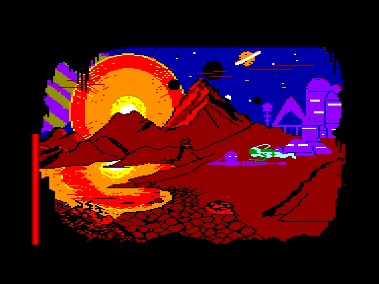 screenshot of the Amstrad CPC game Startest by GameBase CPC
