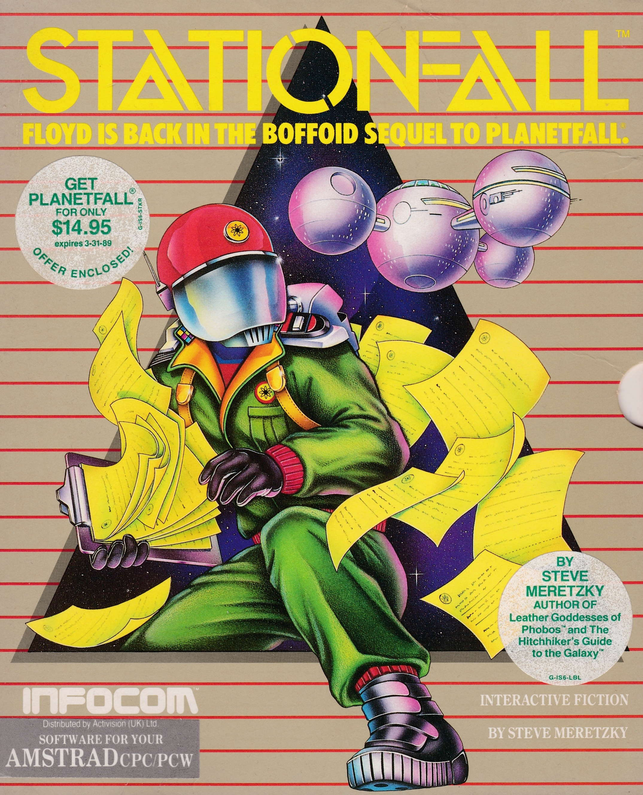 cover of the Amstrad CPC game Stationfall  by GameBase CPC